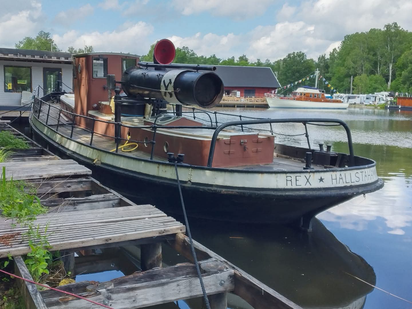 Ångbogserare Rex, Hallstahammar.